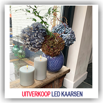 ledkaarsen HOMEART DELUXE aanbieding